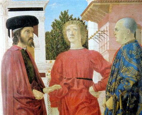 Piero Della Francesca Flagellazione Di Cristo 1455 60 Particolare