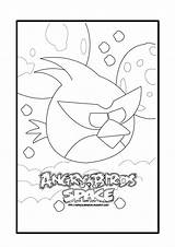 Angry Birds Coloring Pages Space Bird Red Printable Squidoo Colorpages Colouring sketch template