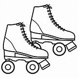 Roller Skates Drawing Skating Skate Coloring Patines Pages Playground Sketch Luna Silhouette Party Dibujos Son Derby Ggpht Lh3 Woman Getdrawings sketch template
