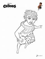 Croods Coloring Pages Coloring2print sketch template
