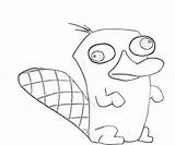 Perry Platypus Coloring Drawing Pages Sketch Printable Popular Getdrawings Paintingvalley Tubing sketch template