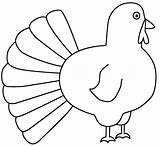Turkey Coloring Pages Outline Thanksgiving Drawing Body Printable Clipart Color Side Kids Print Cut Cooked Head Engine Car Turkeys Pakistan sketch template