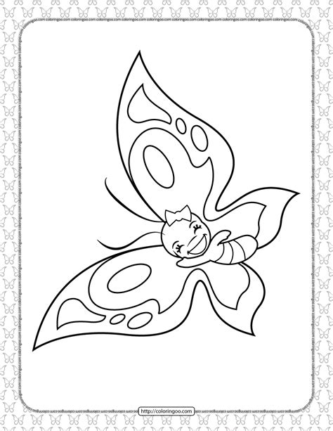printable butterfly  coloring pages