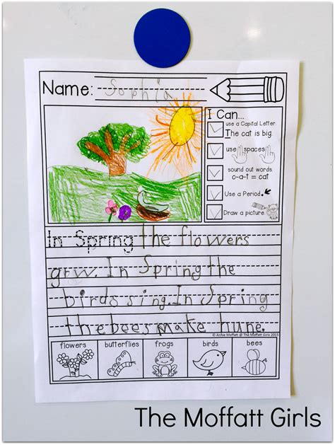 creative writing activities  kindergarten lets stay connected