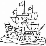 Pirate Ship Coloring Pages Kids Drawing Navy Simple Easy Ships Colouring Color Printable Cruise Template Getdrawings Getcolorings Sunken Clipartmag sketch template