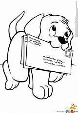 Dog Coloring Pages Cartoon Cute Print Printable Color Getcolorings Sheets Simple sketch template