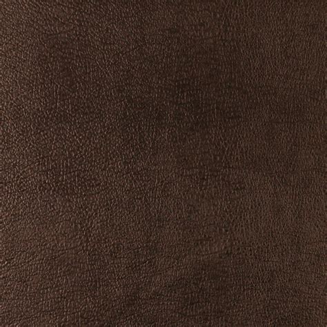 chocolate brown metallic leather grain upholstery faux leather   yard