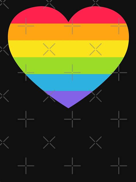 lgbt heart shaped modern rainbow flag pastel bright colors gay lesbian