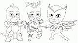 Pj Masks Catboy Connor Greg Amaya Coloring Pages Owlette Gekko Together Fantastic Adventures Printable Play Live sketch template