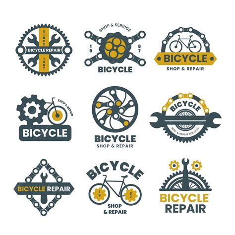 vector bike logo collection