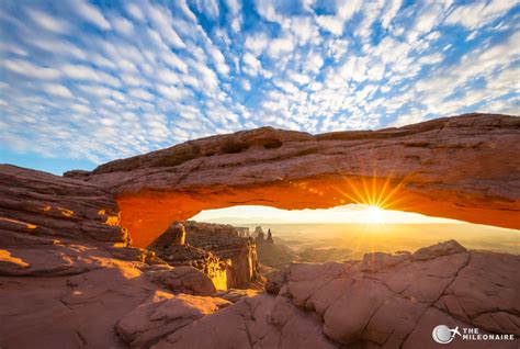 photographing mesa arch   easy steps  mileonaire travelling