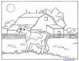 Coloring Farm Pages Cow Animals Barn Kids Pdf Baby Animal Cows Farming Print Easy Activities Kinderart Ukg Color Sheets Printable sketch template