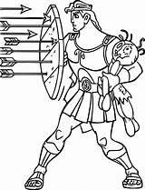 Coloring Pages Hercules Damsel Wecoloringpage sketch template