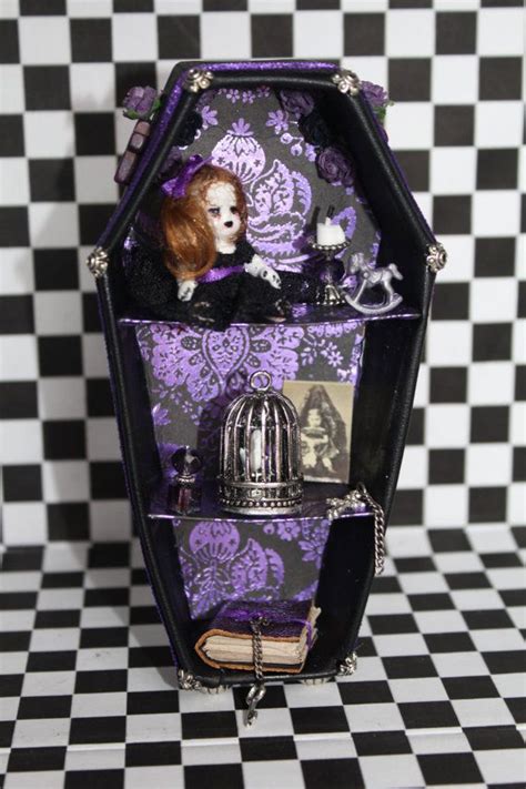 dollhouse miniature gothic fantasy display  nightfallminiatures