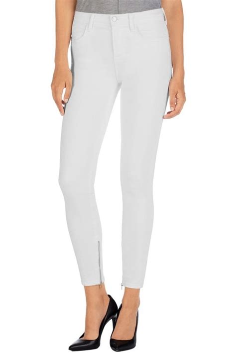 j brand hanna cropped skinny jean in blanc at sue parkinson