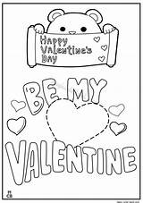 Coloring Pages Valentine Printable Getcolorings Colorings sketch template