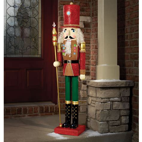 lighted nutcracker hammacher schlemmer