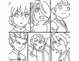 Inazuma Eleven Coloring Pages Kids Cute Color Justcolor sketch template