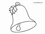 Bell Coloring Pages Christmas Bells Printable Dot Colouring Coloringpage Dots Tavle Velg sketch template