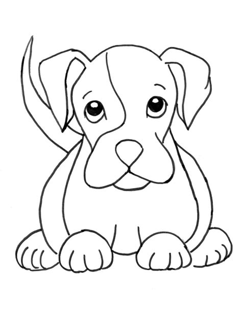 boxer puppy coloring page art starts