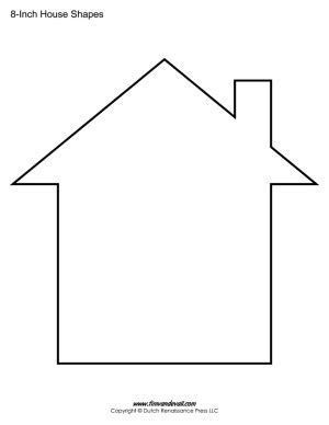 tiny house blank template house outline paper house template