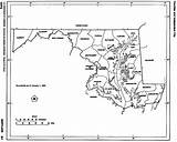 Maryland Maps Counties Yellowmaps sketch template