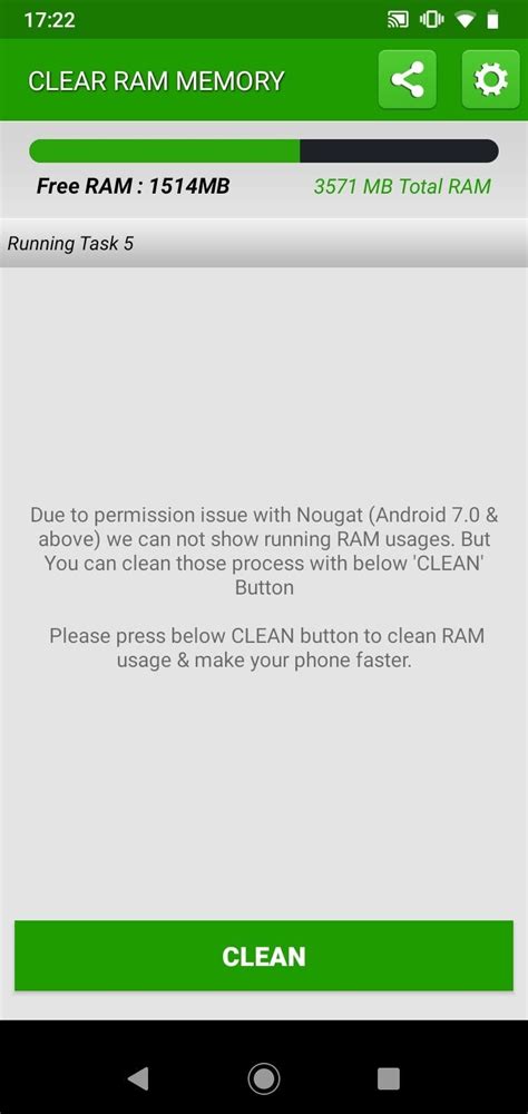 clean ram memory  descargar  android apk gratis