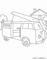 Bus Coloring Pages Camper City Mercedes Stop Getcolorings Printable Pa sketch template