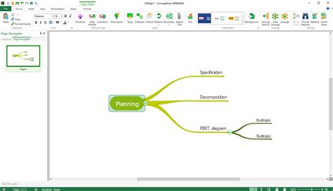 creating  mind map  pc conceptdraw helpdesk