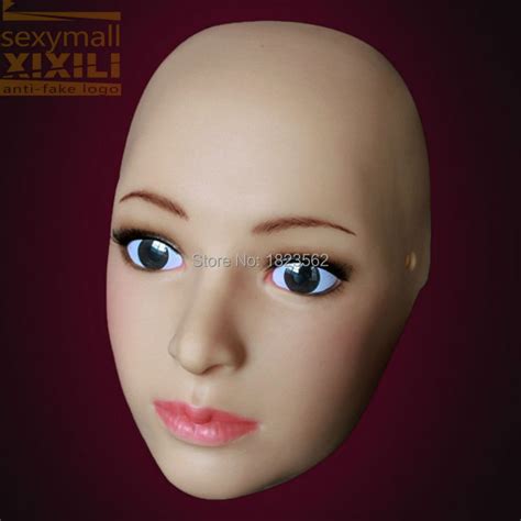 transgender silicone female mask masquerade transsexual realistic latex