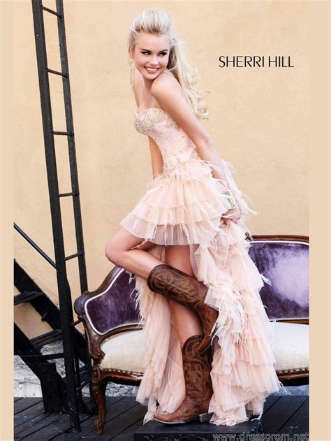 high  prom dresses  prom  cowboy boots wedding dresses high  country dresses