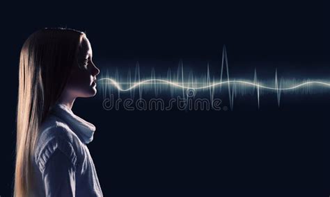 Girl Making Sound Stock Image Image Of Chord Music 49914703
