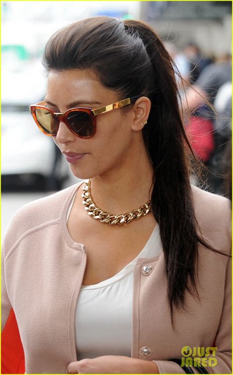 Kim Kardashian Wears Kanye West Initials Earrings Photo 2652832 Kim