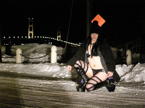 Barely Dressed In The Snow January 2009 Voyeur Web Hall Of Fame