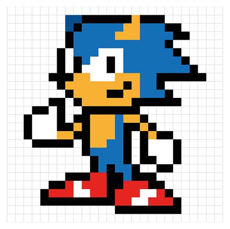 sonic  hedgehog  tails pixel art figures  zealand lupongovph