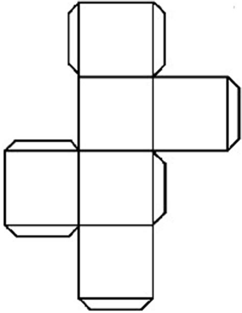 cube net template clipart