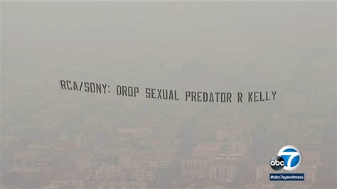 women s rights group flies r kelly banner over sony