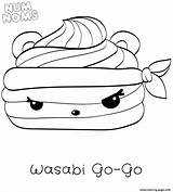 Go Coloring Noms Num Series Wasabi Pages Printable sketch template