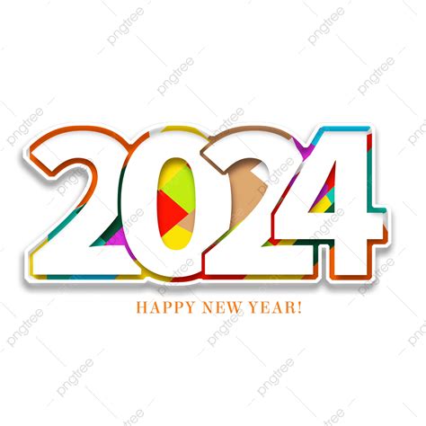 white transparent  color creative font calendar  years stereoscopic png image