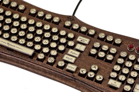 diviner keyboard datamancer wooden steampunk typewriter etsy norway