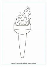 Torch Bulletin Olympics sketch template