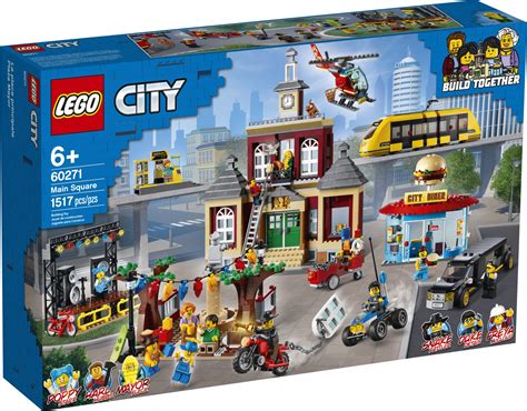 lego city main square cool building toy  kids  pieces lifetoyz