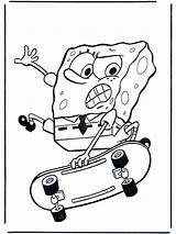 Spongebob Coloring Pages Bob Sponge Skatebord Op Svampebob Kids Fargelegg Funnycoloring Annonse Advertisement sketch template