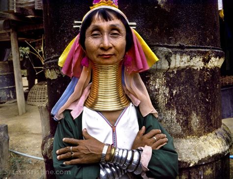 long neck portrait thailand lisa kristine