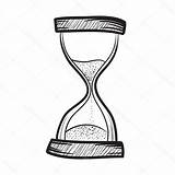 Drawing Hourglass Timer Clock Sand Illustration Drawings Paintingvalley Stock sketch template