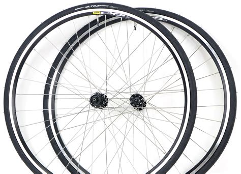 save     road bike bicycle wheels  ship  states mavic aluminum rim shimano hub