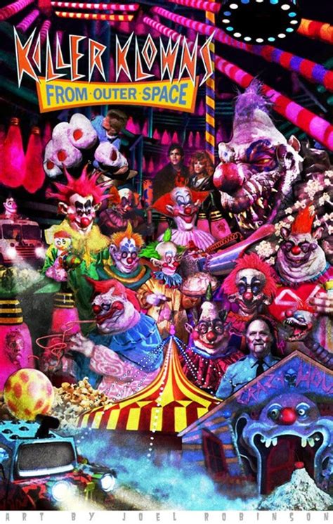 killer klowns  outer space  signed poster