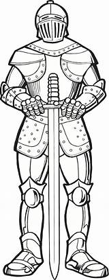 Medieval Knights sketch template