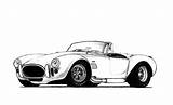 Cobra Shelby Coloring Pages Rod Hot Cars 1966 Color Kidsplaycolor Choose Board sketch template