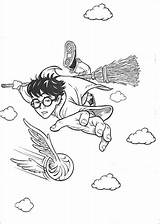 Potter Harry Coloring Pages Fun sketch template